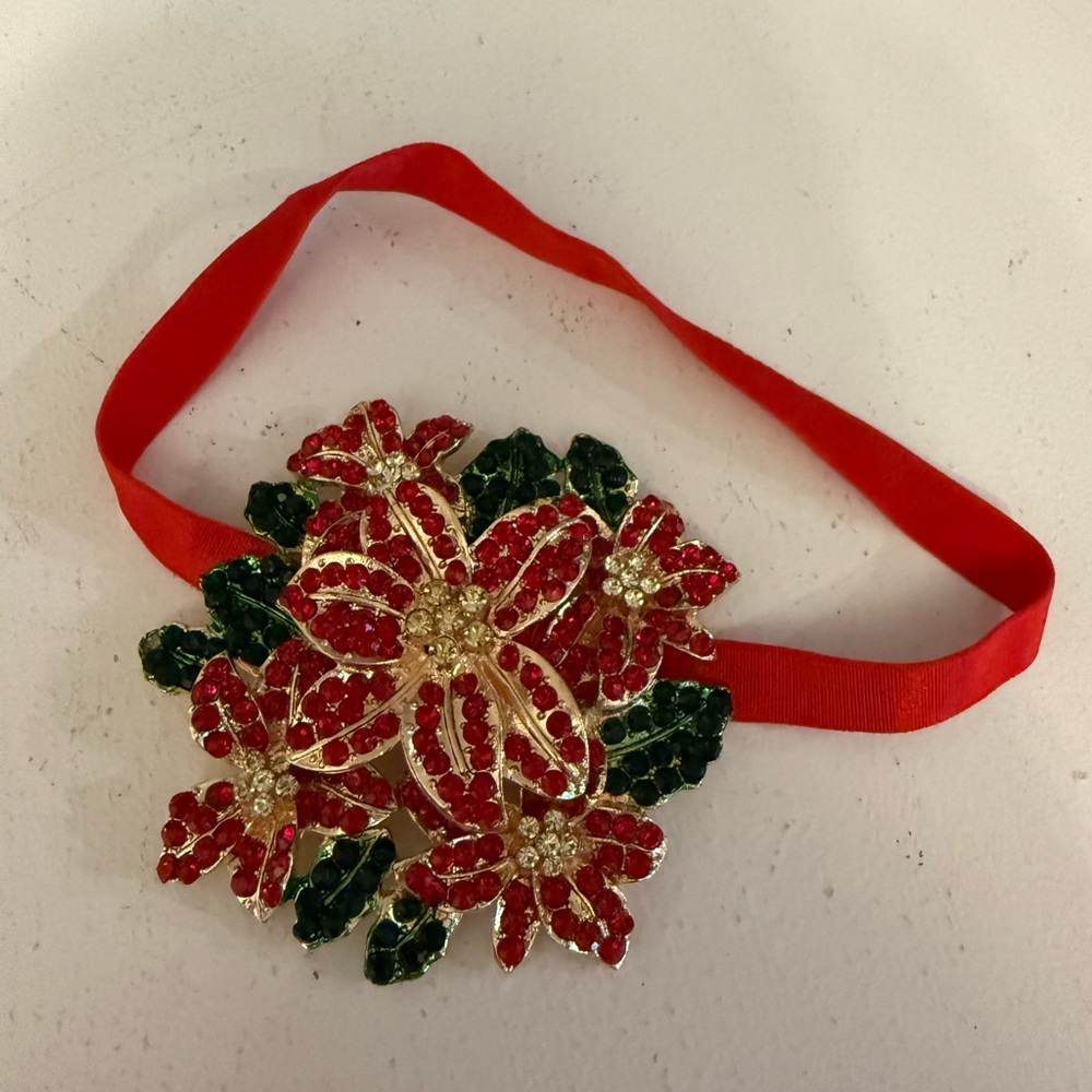 Tieks Limited Edition Jeweled Holiday Poinsettia Topper
